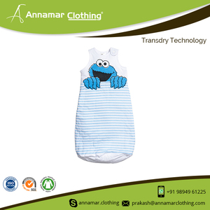 Saco de dormir para bebé de un solo Jersey de algodón de 160 gsm con logotipo y etiqueta de diseño personalizado 100 obtiene fabricantes certificados India - Product Image 4