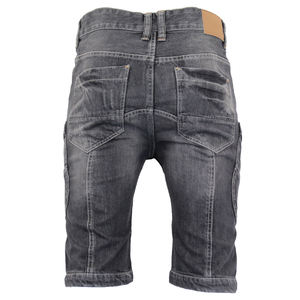 กางเกงขาสั้นผ้ายีนส์คาร์โก้ของผู้ชายกางเกงขาสั้นผ้าฝ้าย100% เป็นมิตรกับสิ่งแวดล้อมดีไซน์แบบไม่มีรอยขาด - Product Image 2