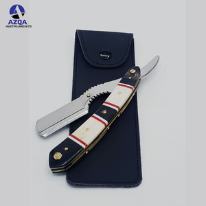 2025 New Bone Handle Stainless Steel Premium Quality Folding Straight Edge Razor for Barber and Beard Shaving for Men - Product Image 4