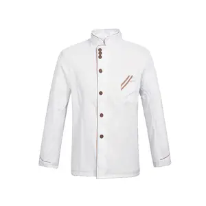 Ultime Poli Cotone Delle Donne Giacche Chef, Cuoco Chef Uniforme