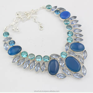 En gros 925 Faits à la main En Argent Sterling Collier En Métal De Mode - Product Image 3