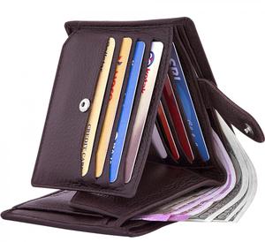 <b>RFID</b> Blocking Technology Genuine Leather with 8 Card Pockets <b>Men's</b> <b>Wallet</b> - Product Image 3