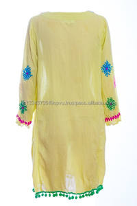 Robe courte brodée, tunique de Style mexicain, vêtements en gros, tendance, nouveauté - Product Image 3