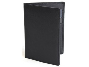 Porte-passeport et porte-cartes en cuir de vache pleine fleur de qualité sécurisée, style vestimentaire de luxe avec fermeture ouverte, portefeuille court - Product Image 2