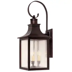 outdoor metal wall lantern candle holder