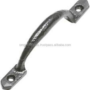 OMG Industries มือจับประตูและหน้าต่างทำจากทองเหลืองขัดเงาเหล็กหล่อสีดำด้ามจับแบบร่องสำหรับใช้ในห้องครัวลิ้นชักตู้ - Product Image 5