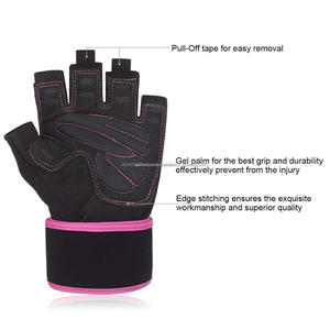 Gants de gymnastique confortables et de soutien avec rembourrage de haute protection pour l'haltérophilie - Product Image 2