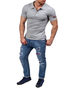 T-shirt polo 100% coton pour homme, mode, bonne qualité, meilleur prix, direct du fabricant - Product Image 1