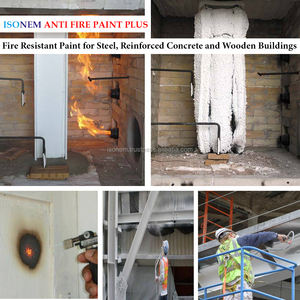 สีอะคริลิคทนไฟ isonem สำหรับโครงสร้างเหล็กไม้คอนกรีตโครงสร้างไฟสำหรับโรงแรมที่มีการรับประกัน5 + ปี - Product Image 5
