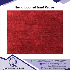 La mejor Alfombra de lana hecha a mano para uso en interiores, sensación suave y diseño atractivo para comedor y sala de estar - Product Image 3