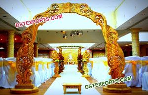 Configuration d'entrée sur le thème du paon Décor d'entrée de paon classique Porte de bienvenue de mariage indien à vendre - Product Image 5