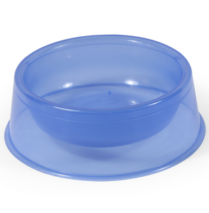 264-A ชามสัตว์เลี้ยงพลาสติกกลมกึ่งโปร่งใส (M) - Product Image 1