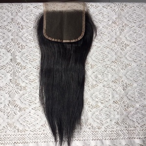 Extensiones de Cabello Humano Virgen Indio Remy sin Procesar, con Cutícula Alineada, 100% Cabello Humano Virgen, con Cierre de Encaje, Dropshipping - Product Image 2