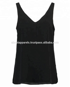 Débardeur de Fitness avec Logo personnalisé pour femmes, col en V, haut de Fitness, Gym, d'entraînement, bon marché, nouvelle collection - Product Image 5