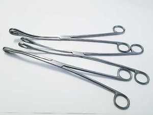 คีมคีบโพลีปัสในมดลูกแบบโค้ง ยี่ห้อ Kelly ผลิตจากเหล็กกล้า ขนาด 32 ซม. เครื่องมือทางนรีเวช คุณภาพเยอรมัน ยี่ห้อ Mahersi - Product Image 2