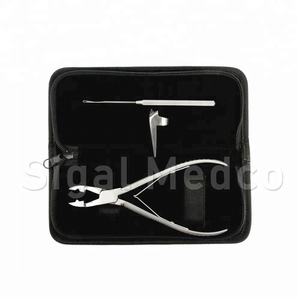 Micro <b>Bead</b> Tool <b>Kit</b> for Hair Extensions Steel Stainless Steel Micro Rings Applicator Pliers Hair Removal Pliers Plastic Material - Product Image 4