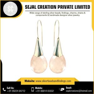 Gran oferta, pendientes de aro de piedras preciosas de Plata de Ley 925, joyería fina para fiestas de boda o regalos - Product Image 3