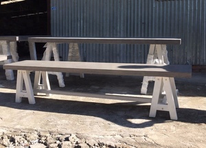 Bancos de Fibrocemento de Primera Calidad, Muebles de Exterior, Bancos de Patio con Superficie con Fregadero Http://grcconcretefurniturevietnam.com/ - Product Image 5