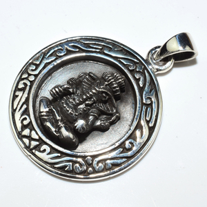 ลอร์ดรูปโชคดีเสน่ห์ธรรมดาเงิน925จี้เงิน - Product Image 3