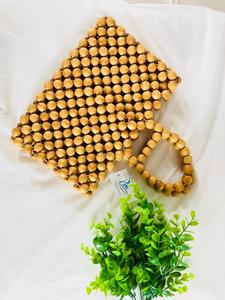 Bolsa de cuentas de madera única de VietNam - Product Image 3