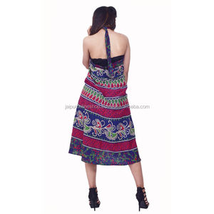 กระโปรงแมกซี่โบฮีเมียนยาวสำหรับผู้หญิงขนาดพิเศษและคุณสมบัติคลุมท้องสำหรับผู้ใหญ่ - Product Image 3