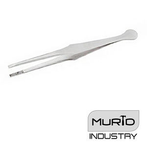Comfortable Handle Bent Stainless Steel Tweezers - Product Image 5