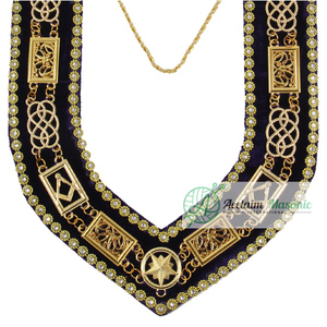 Grand lodge collar de cadena masónica de collar de cadena - Product Image 4