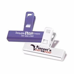Toughie 4 "Bag Clip-La hoja de 4" maneja todas las necesidades de sellado, construcción sin óxido y viene con su logotipo - Product Image 1