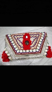 Bolsos de mano con cuentas hechos a mano de diseñador para mujer india, bolsos de mano para fiesta de compras de estilo bohemio, bolsos de mano al por mayor - Product Image 6