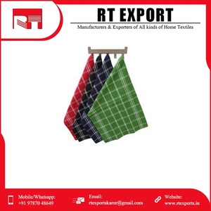 Ensemble de torchons de cuisine en pur coton teint en fil sur mesure. - Product Image 3