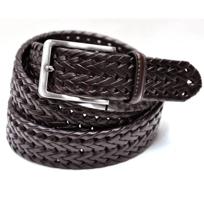 Global Exporter Widely Selling Top Notch Quality Fine Design Coffee Color Genuine Men Leather Belt at Low Price