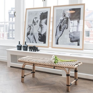 Pemalang แบบดั้งเดิมหวายหวายห้องนั่งเล่นบ้านหรูหราเฟอร์นิเจอร์โรงแรม 5 ดาวแบบดั้งเดิมชุด - Product Image 2