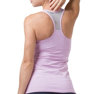 Débardeur décontracté pour femmes pour les entraînements d'été vêtements de sport respirants paillettes décoration Appliques en gros courte longueur - Product Image 3