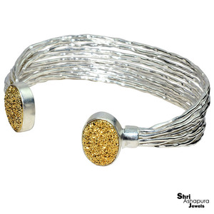 Bracelet élégant en argent sterling 925 doré de forme ovale Bijoux en argent frais Bijoux en argent Offre Spéciale - Product Image 2