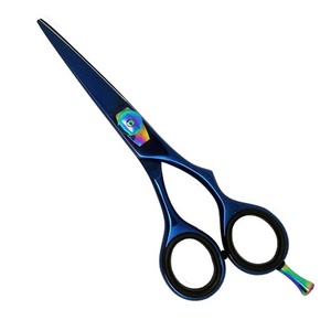 Venta al por mayor en línea: Juego de tijeras de corte de pelo de Color negro de 6,0 ", tijera de adelgazamiento + cizalla de afeitar para peluquero profesional - Product Image 1