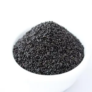 100% reine und natürliche Basilikum samen Tuk maria Samen Sabja Samen zum Trinken | Falooda Samen | Schwarze Farbe