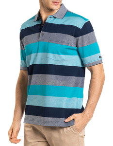 Verano nueva llegada de algodón de alta calidad Slim Fit manga corta para camisa transpirable antiarrugas Casual hilo teñido rayas hombres - Product Image 2