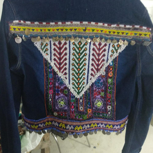 Tribal Boho Indian Vintage Women <b>Denim</b> Banjara <b>Jacket</b> New Arrival Hot Brand Trending <b>Men</b> <b>Jacket</b> Ethnic Wear - Product Image 1