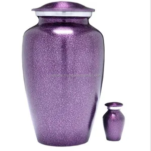 紫色火葬瓮免费纪念品殡葬用品
