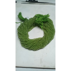 Cuentas redondas de peridoto natural, cuerda de 12,5 pulgadas de longitud para hacer joyas con cuentas, tamaño de 3mm, precio al por mayor - Product Image 2