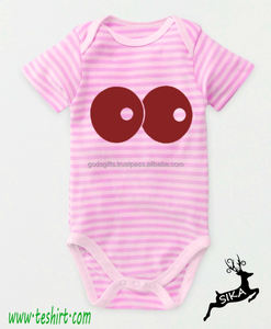 De color teñido 100% algodón del bebé de los niños del mameluco barato indio al por mayor bebé niño ropa tirupur bebé niña - Product Image 5