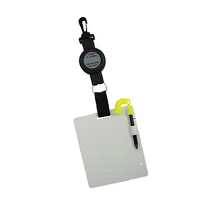 WS-13B Wholesales Diving Writing Slate Board With Pencil for Water / High Quality Diving Writing Board