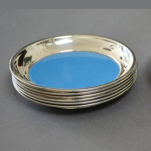 Metal Brass Drink <b>Coasters</b> Set of 6, <b>Table</b> <b>Coaster</b> set of 6, Cup <b>Coaster</b>, Glass <b>Coaster</b> - Product Image 1