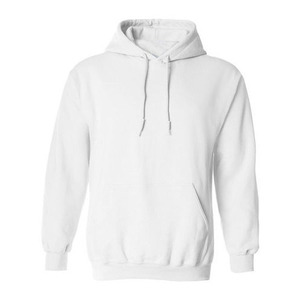 Sweat à capuche homme personnalisé blanc prix de gros polaire matériel cordon pull à manches longues pas cher vêtements de sport d'hiver homme sweats à capuche - Product Image 2