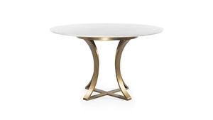 โต๊ะอาหารหินอ่อนสีขาวสำหรับใช้ในห้องรับประทานอาหาร - Product Image 3