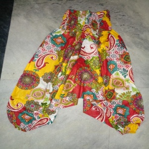 New Cotton Multi Colour Mix Printed <b>Ladies</b> Harem <b>Pants</b> Designer Trousers Wholesale Supplier From India - Product Image 3