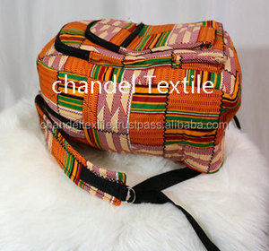 Kente กระเป๋าเป้สะพายหลังพิมพ์ลายแอฟริกา,กระเป๋าเป้สะพายหลังกระเป๋าสะพายหลังกระเป๋าซิปกระเป๋าวันหยุดสุดสัปดาห์ - Product Image 4