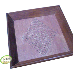 Bandeja cuadrada de madera para desayuno, té, café en la cama, el mejor diseño bonito - Product Image 1