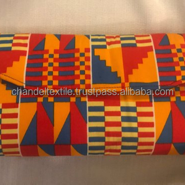 Handtas Handtas Handtas Katoenen Koppelingen Vrouwen Cross Body Handtassen Clutch Kente Bedrukte Tassen Afrikaanse Print