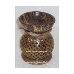 Soapstone Handmade Aroma Oil Burner - Product Image 1